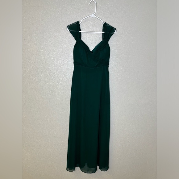 Birdy Grey Spence Convertible Dress in Chiffon Emerald XS - Picture 4 of 9